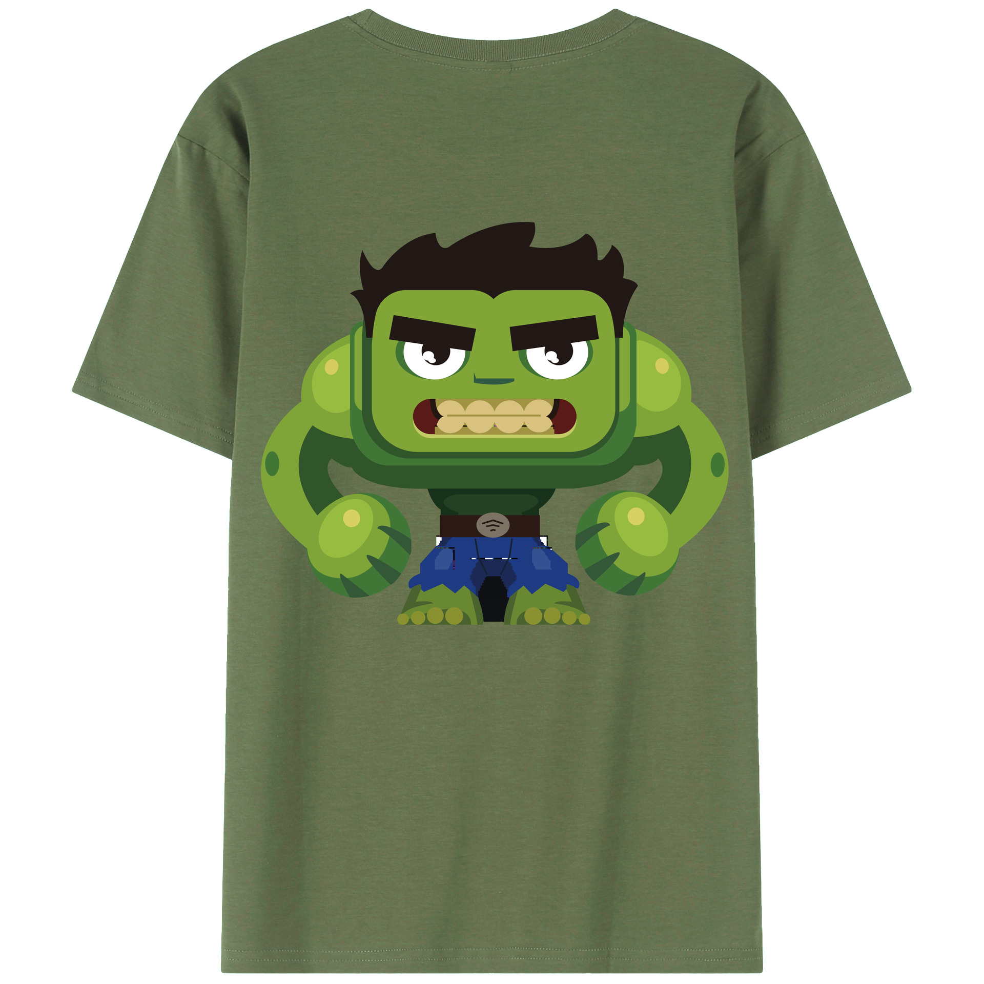 （画像用） アベンジャーズ The Avengers 綿100％ メンズ半袖Tシャツ（バックプリント） 通気性